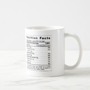 栄養の事実 コーヒーマグカップ