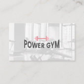 栄養の個人の健康 |フィットネス・トレーナー 予約カード (正面)