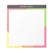 栄養の熟達 ノートパッド (正面)