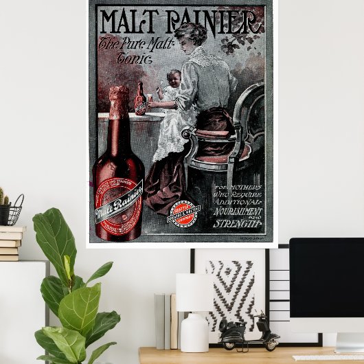 栄養の追加を必要とする母親のために ポスター (ホームオフィス)