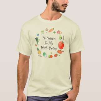 栄養は私のウェルビーイング Tシャツ
