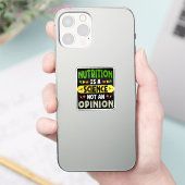 栄養は科学であって意見の栄養士ではない シール (スマートフォン)