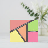 栄養コンサルティングハガキ ポストカード (スタンド正面)