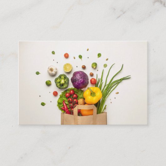 栄養コーカスタマイズチQR 名刺 (正面)