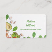 栄養コーチ栄養士 名刺 (正面)