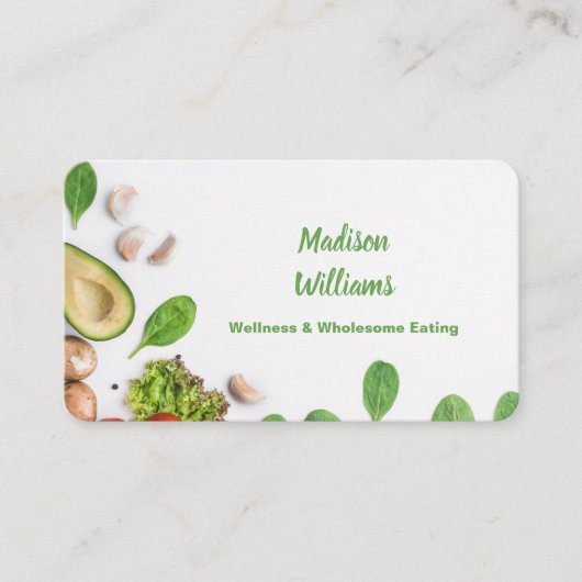 栄養コーチ栄養士 名刺 (正面)