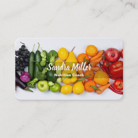 栄養コーチ 名刺 (正面)