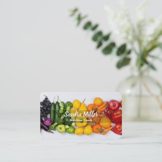 栄養コーチ 名刺 (スタンド正面)