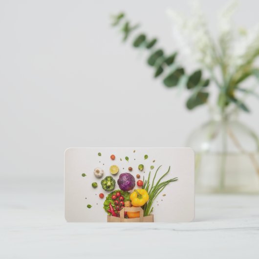 栄養コーチ 名刺 (スタンド正面)