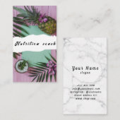 栄養セラピスト健康と健康 名刺 (正面/裏面)