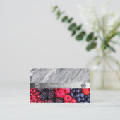 栄養セラピスト健康と健康 名刺 (スタンド正面)