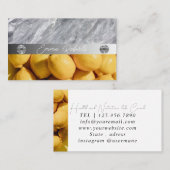 栄養セラピスト健康と健康 名刺 (正面/裏面)