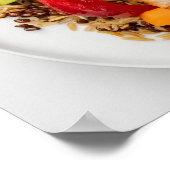 栄養バランスの取れたプレートと赤血球蛋白 ポスター (角)