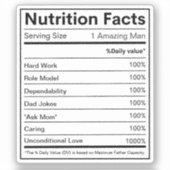 栄養ファクトカスタムラベル シール (正面)