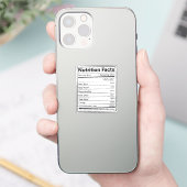 栄養ファクトカスタムラベル シール (スマートフォン)