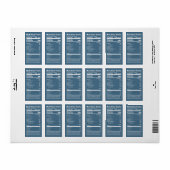 栄養ファクトティール(緑がかった色)ハニーフードラベル ラベル (フルシート)