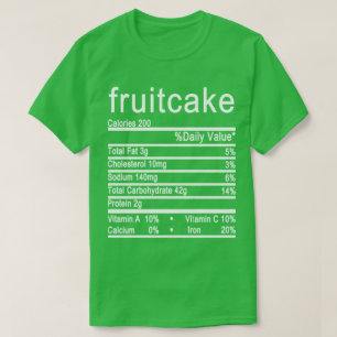 栄養ファクトラベル Tシャツ