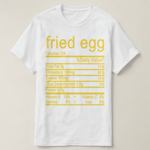 栄養ファクトラベル Tシャツ