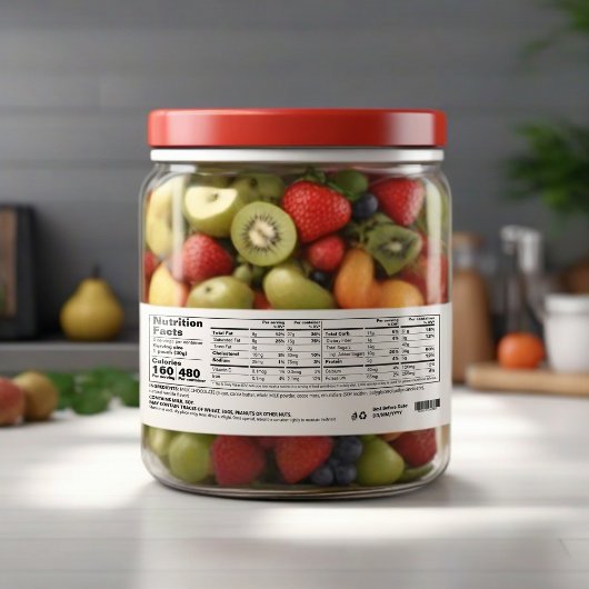 栄養ファクト成分デュアルコラム食品ラベル ペットボトルラベル