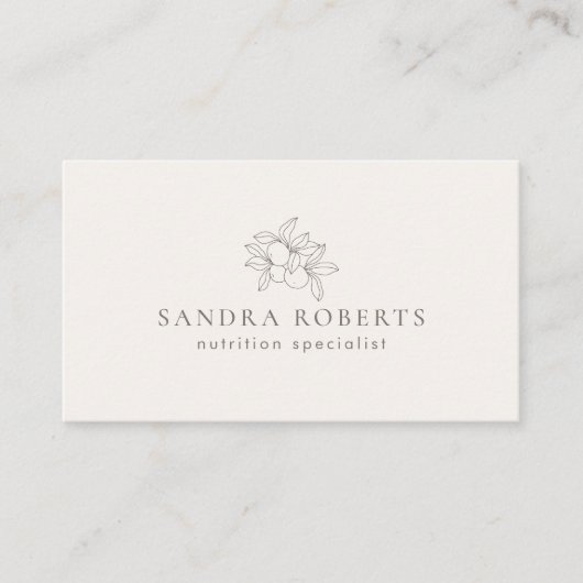 栄養モダン専門業者名刺 名刺 (正面)