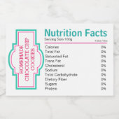 栄養事実 フードラベル (シングルラベル)