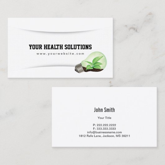 栄養保モダン健医療 名刺 (正面/裏面)