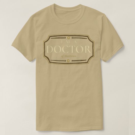 栄養博士学位PhD卒業ギフト1 Tシャツ (デザイン正面)