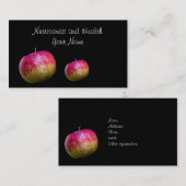 栄養士および健康 名刺 (正面/裏面)