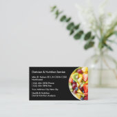 栄養士と栄養サービス 名刺 (スタンド正面)