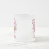 栄養士のギフト(世界のベスト)のマグ フロストグラスマグカップ (中央)