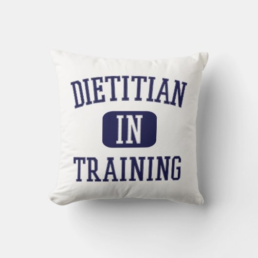 栄養士のトレーニング |将来の栄養士ギフト クッション (正面)