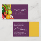 栄養士の名刺 名刺 (正面/裏面)