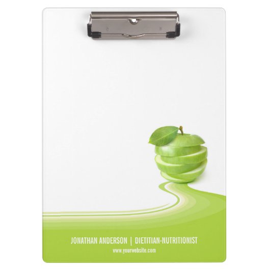 栄養士の栄養士ビジネスクリップボード クリップボード (正面)