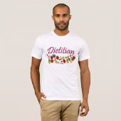 栄養士のTシャツ Tシャツ (正面フル)