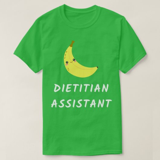 栄養士アシスタント Tシャツ (デザイン正面)