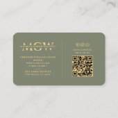 栄養士ウエルモダンネスディティティアンセージ 名刺 (裏面)