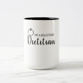 栄養士コーヒーマグ ツートーンマグカップ (中央)