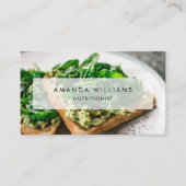 栄養士ディエティカスタムシャン写真 名刺 (正面)