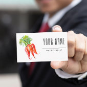 栄養士ディティシンプルティアン水カラーニンジン 名刺