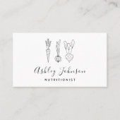 栄養士ディティチアンニンジン玉ねぎ&ビーエクリーン 名刺 (正面)