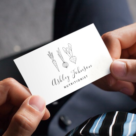 栄養士ディティチアンニンジン玉ねぎ&ビーエクリーン 名刺