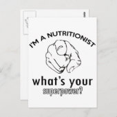 栄養士デザイン ポストカード (正面/裏面)