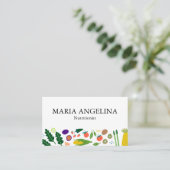 栄養士パーソナルシェフモダンボカッコいいギー 名刺 (スタンド正面)