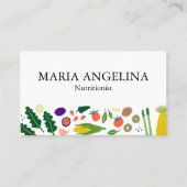 栄養士パーソナルシェフモダンボカッコいいギー 名刺 (正面)