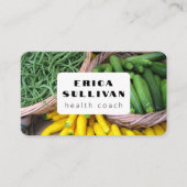 栄養士ヘルスコーチシェフズッキーニベジス 名刺 (正面)