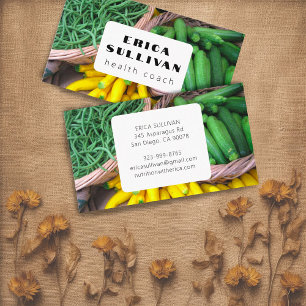 栄養士ヘルスコーチシェフズッキーニベジス 名刺