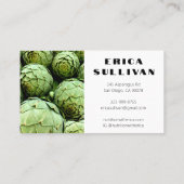 栄養士ヘルスコーチシェフダイエット野菜の写真 名刺 (裏面)