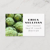 栄養士ヘルスコーチシェフダイエット野菜の写真 名刺 (正面)