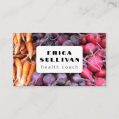 栄養士ヘルスコーチシェフルートベジス写真 名刺 (正面)