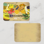 栄養士ヘルスコーチフルーツ名刺 名刺 (正面/裏面)